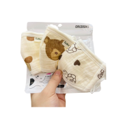 Khẩu trang muslin đóng gói làm quà tặng nhãn hàng